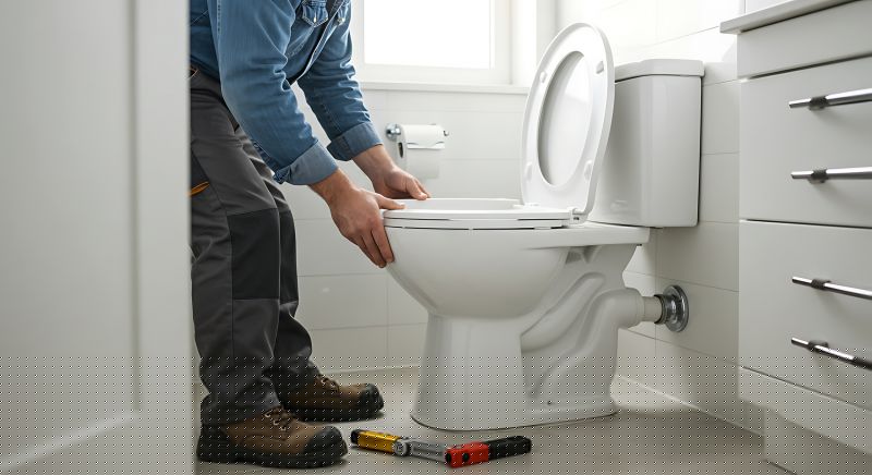Basement Toilet Installation